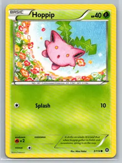 Hoppip #3/114 XY - Steam Siege Common - Pokemon Cards G9 - Image 1