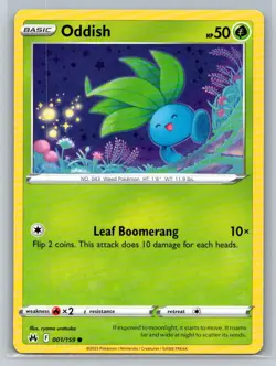 Oddish #001/159 Crown Zenith Common - Pokemon Cards G9 - Image 1