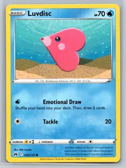 Luvdisc #035/159 Crown Zenith Common - Pokemon Cards D74 - Image 1