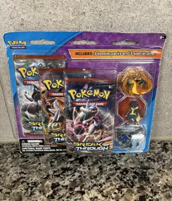 Pokemon XY Breakthrough 3-Pack Pin Set Blister Sealed - Image 1