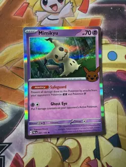 Mimikyu 097/193 Halloween 2023 Trick or Trade Holo Rare Pokemon TCG NM - Image 1