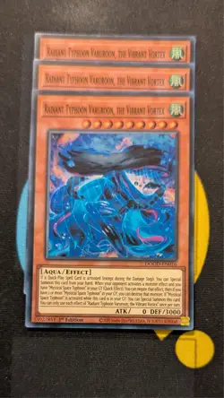 DOOD-EN016 Radiant Typhoon Varuroon, the Vibrant Vortex x3 Super Rare YuGiOh - Image 1