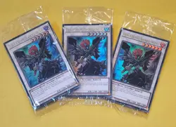 Yugioh! Three (3x) Blackwing Armed Wing, Lost Art Promos. Sealed - Image 1