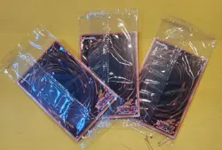 Yugioh! Three (3x) Blackwing Armed Wing, Lost Art Promos. Sealed - Image 2
