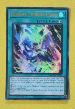 Yugioh! Radiant Typhoon Chant DOOD-EN061, Ultra Rare - Image 1