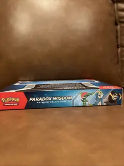 Pokemon Paradox Wisdom Premium Collection 4 Promos 1 Card Protector 7 Bossters - Image 4