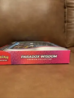 Pokemon Paradox Wisdom Premium Collection 4 Promos 1 Card Protector 7 Bossters - Image 5