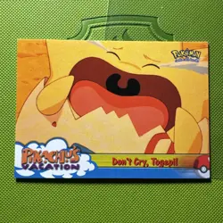 Pokemon Trading Card - Pikachu's Vacation - Don't Cry, Togepi! #43 blue logo NM - Image 1