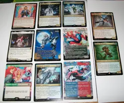 11x Marvel's Spider-Man Mythic & Rare card lot MTG - Image 1