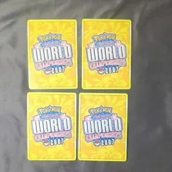 Lot of 4 Eevee 69/113 - LP 2007 WORLD CHAMPIONSHIPS - Common Pokemon TCG Card - Image 3