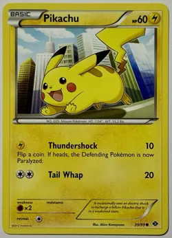 Pikachu 39/99 (NM) Common Black & White: Next Destinies 2012 Pokemon Card - Image 1