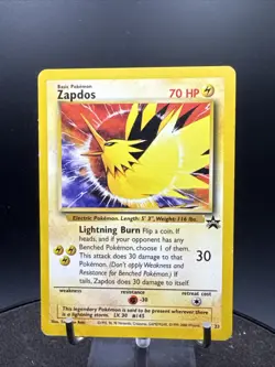Zapdos Promo # 23 Black Star WOTC Pokemon Card - Image 1