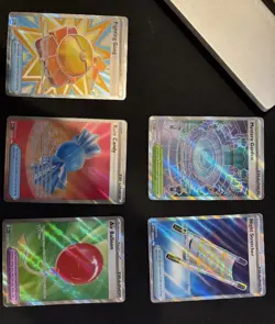 Pokemon Mega Evolutions Full Art Trainer Card Bundle NM - Image 1