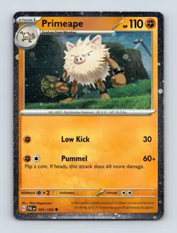 Primeape - (Cosmos Holo) 107/193 Miscellaneous Cards & Products NM Promo Pokemon - Image 1