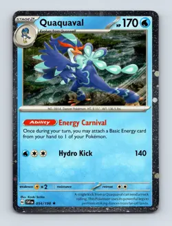 Quaquaval - (Cosmos Holo) 054/198 Miscellaneous Cards & Products NM Promo Pokemo - Image 1