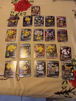 21Pikachu Pokemon Card Holo GX VSTAR VMAX GX EX Cosplay Art - Image 1