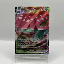 Pokemon Venusaur VMAX SWSH102 Black Star Promo Card (NOT JUMBO) LP/MP - Image 1
