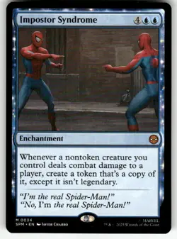 IMPOSTOR SYNDROME #34 (MYTHIC RARE) MTG MARVEL'S SPIDER-MAN - Image 1