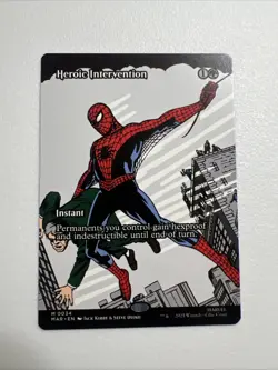 Magic the Gathering- Spiderman- Heroic Intervention (Borderless) - Image 1