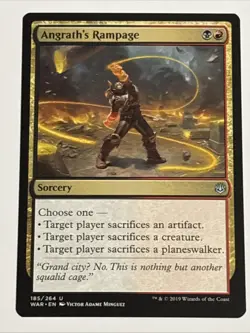 MTG War of the Spark Angrath's Rampage 185/264 NM - Image 1