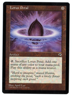 Lotus Petal -- MTG (SP Quality) - Tempest - See pics!! - Image 1