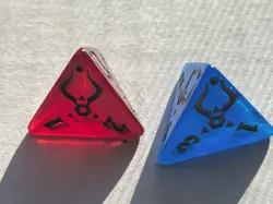 Lot of 2 MTG Magic the Gathering Amonkhet Hour of Devastation BOLAS Dice Die d4 - Image 1