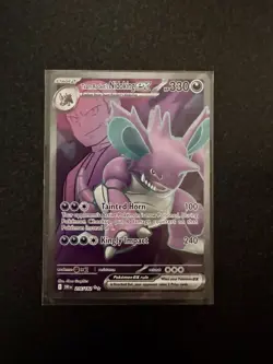 Pokemon TCG: Team Rocket's Nidoking EX - 216/182 - SV10: Destined Rivals (DRI) - Image 1
