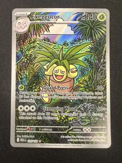 Pokemon Mega Evolution Exeggutor Illustration Rare 135/132 English NM - Image 1