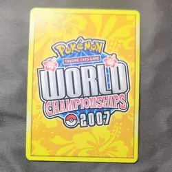 Pokemon TCG Jolteon ex 109/113 World Championships 2007 Tom Roos! NM Condition! - Image 2