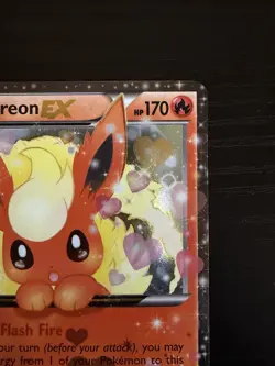 Pokemon TCG Flareon EX RC6/32 Generations: Radiant Collection ULTRA RARE HOLO NM - Image 3