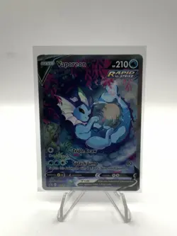 Pokemon TCG Vaporeon V SWSH181 Sword & Shield Black Star Promo Holo MINT - Image 1