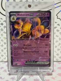 Pokemon TCG Scarlet & Violet 151 Alakazam ex Holo 050 Black Star Promo - Image 1