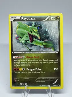2015 Pokemon Rayquaza EX XY64 Black Star Promo Holo - Legendary Promo MP - Image 1