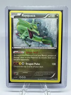 2015 Pokemon Rayquaza EX XY64 Black Star Promo Holo - Legendary Promo MP - Image 3