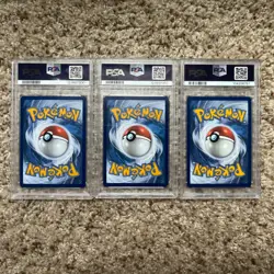 BLASTOISE EX 200 SQUIRTLE 170 WARTORTLE 171 POKEMON MEW 151 PSA 9 SET - Image 2