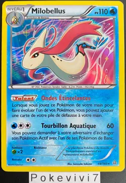 Carte Pokemon MILOBELLUS 44/160 Holo XY5 Primo Choc FR - Image 1