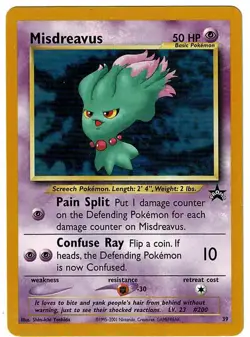POKEMON BLACK STAR PROMO *MISDREAVUS * #39 OUT OF PRINT- NM/M - Image 1
