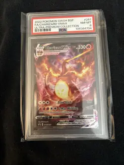 Pokemon TCG Charizard VMAX SWSH261 PSA 8 - Ultra Premium Collection Promo MINT - Image 1