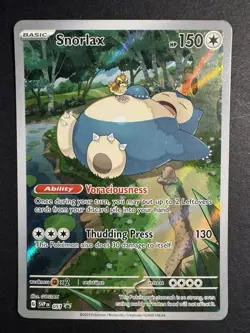 Snorlax SVP 051 Pokemon TCG Scarlet & Violet 151 ETB Black Star Promo NM - Image 1