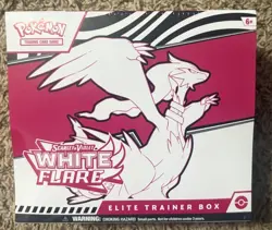 Pokemon TCG: White Flare ETB Elite Trainer Box - Factory Sealed - Image 1