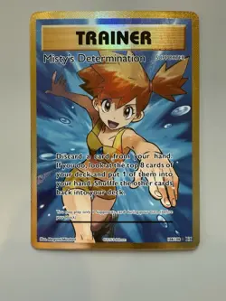 Pokemon Misty’s Determination Full Art Trainer 108/108 XY Evolutions - Image 1