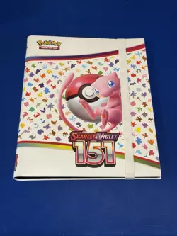 Pokemon Scarlet & Violet 151 - Mew Binder Collection - BINDER ONLY - USED - Image 1