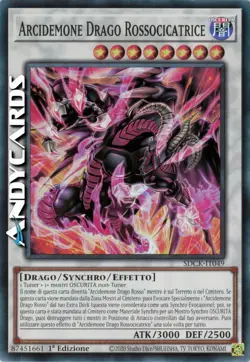 ARCIDEMONE DRAGO ROSSOCICATRICE • Super R • SDCK IT049 • 1Ed • Yugioh! ANDYCARDS - Image 1