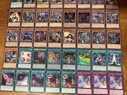 Yu-Gi-Oh Dark World deck Comes Sleeved And Deck Box lot 01 - Image 1