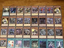 Yu-Gi-Oh Dark World deck Comes Sleeved And Deck Box lot 01 - Image 2