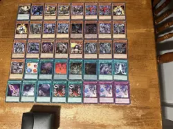 Yu-Gi-Oh Dark World deck Comes Sleeved And Deck Box lot 01 - Image 3