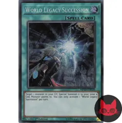 Yugioh World Legacy Succession MP19-EN038 Secret Rare 1st Edition NM - Image 1