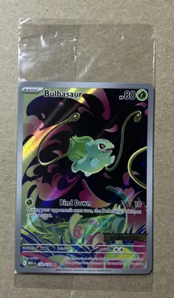 2025 Pokemon Mega Evolution Bulbasaur Promo Card 133/132 Sealed - Image 1