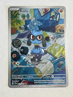 Riolu 215/198 Pokemon Scarlet & Violet Full Art Card PLEASE READ DESCRIPTION - Image 1