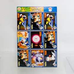 Lot of 4 1998 Burger King Pokemon Trivia Cards - UNCUT SHEETS - Image 2